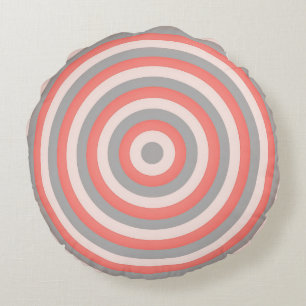 Farbenfrohe Rundkissen mit Circle Design Rundes Kissen