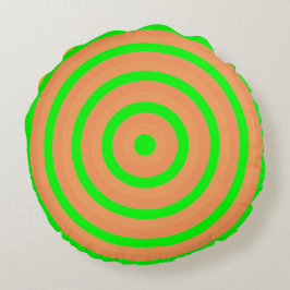 Farbenfrohe Rundkissen mit Circle Design Rundes Kissen