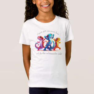 Farbenfrohe Salamander machen Salamander Slide T-Shirt