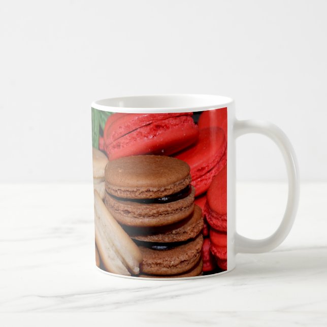 Farbenfrohe Sandwichkekse Kaffeetasse (Rechts)