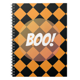 Farbenfrohe Schachbretter - All Hallow' Eve Notizblock