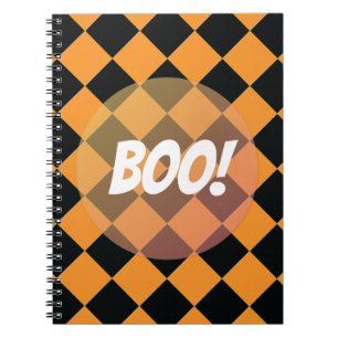 Farbenfrohe Schachbretter - All Hallow' Eve Notizblock