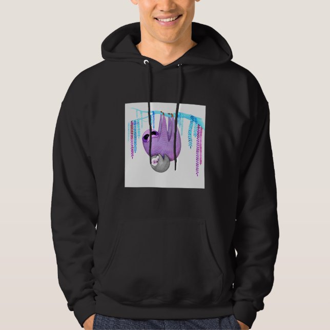 Farbenfrohe Schläge Hoodie (Vorderseite)