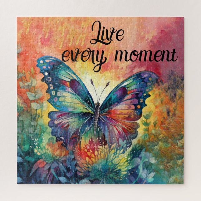 Farbenfrohe SchmetterlingBlume Inspiration Live (Vertikal)