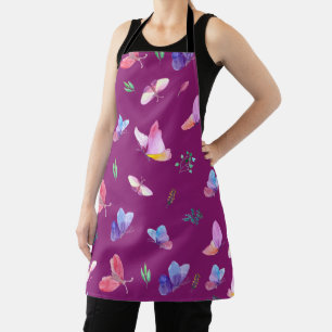 Farbenfrohe Schmetterlinge Schürze