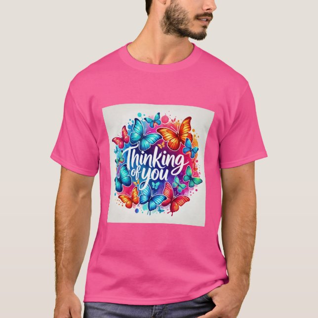 Farbenfrohe Schmetterlingsdenken bei euch Mens T-S T-Shirt (Vorderseite)