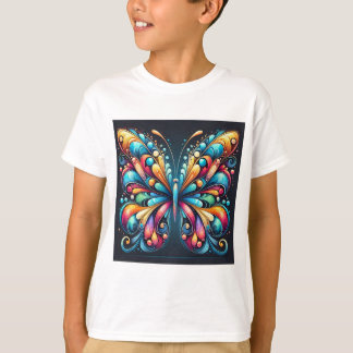 Farbenfrohe Schmetterlingskunst | Vibrant Nature I T-Shirt