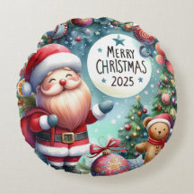 Farbenfrohe Schneemann & Ornamente Weihnachten Kis