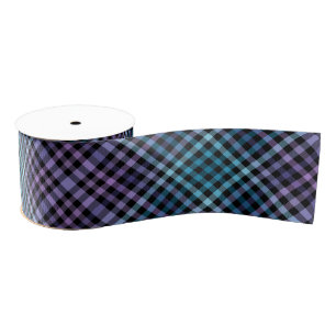 Farbenfrohe schwarze blaue violette Mode-Show-Stre Ripsband