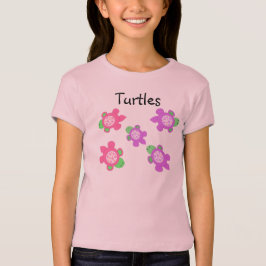 Farbenfrohe Schwimmschildkröten T-Shirt