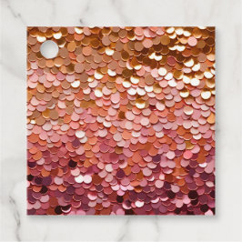 Farbenfrohe Sequin Art Gift Tags Geschenkanhänger