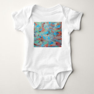 Farbenfrohe Serie: abstrakte Hintergrundtextur. Baby Strampler