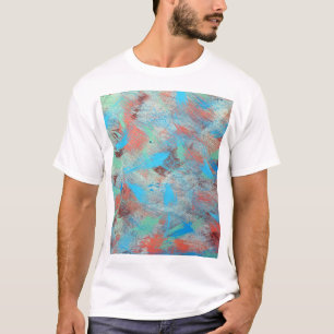 Farbenfrohe Serie: abstrakte Hintergrundtextur. T-Shirt