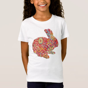 Farbenfrohe Silhouette Florenz Ostern Sonniges Shi T-Shirt