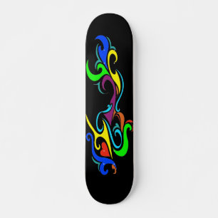 Farbenfrohe Skateboard