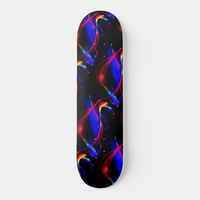 Farbenfrohe Skateboard - Lights (Vorderseite)