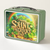 Farbenfrohe, skurrile Rainbow St. Patrick's Day