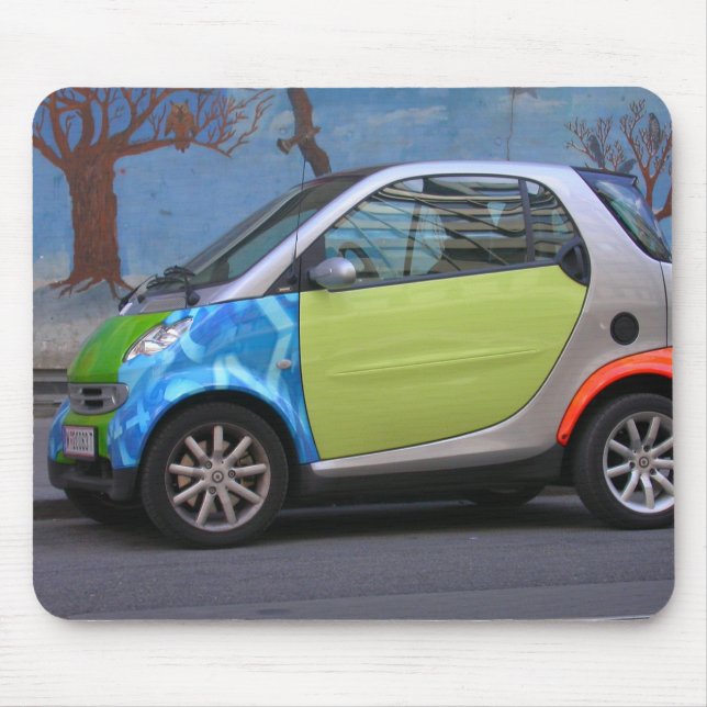 Farbenfrohe Smart Car Mousepad (Vorne)