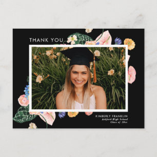 Farbenfrohe Sommer Floral Abschluss Foto Vielen Da Postkarte