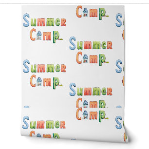 Farbenfrohe Sommercampingtexte für Outdoorabenteue Tapete