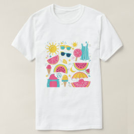 Farbenfrohe Sommercamps - Bright & Fun Saison T-S T-Shirt