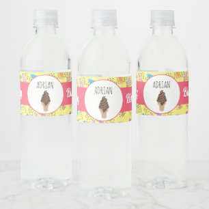 Farbenfrohe Sommereisenzüge Creme Muster