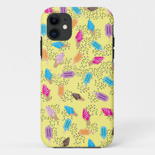 Farbenfrohe Sommereisenzüge Creme Muster Case-Mate iPhone Hülle