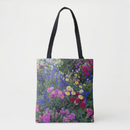 Farbenfrohe Sommergarten Tasche