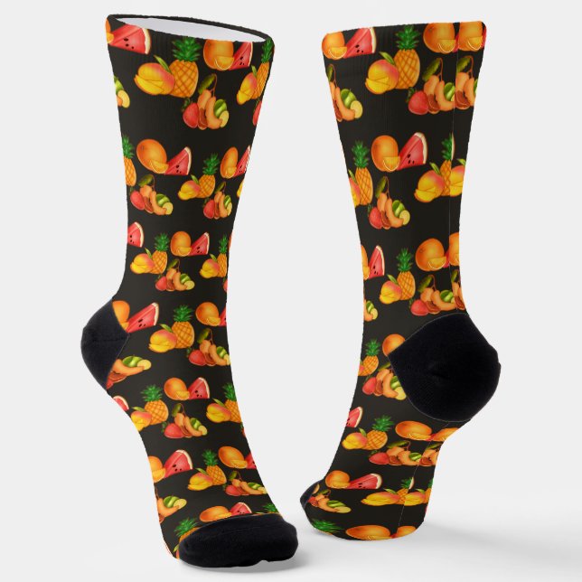 Farbenfrohe Sommerküche Socken (Gewinkelt)