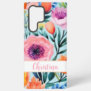 farbenfrohe sommerliche Blume mit Namen Samsung Galaxy Hülle