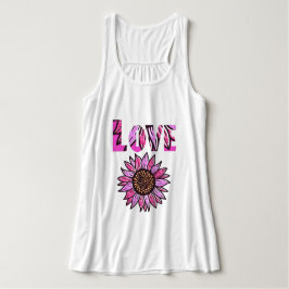 Farbenfrohe Sonnenblume Liebe Tank Top