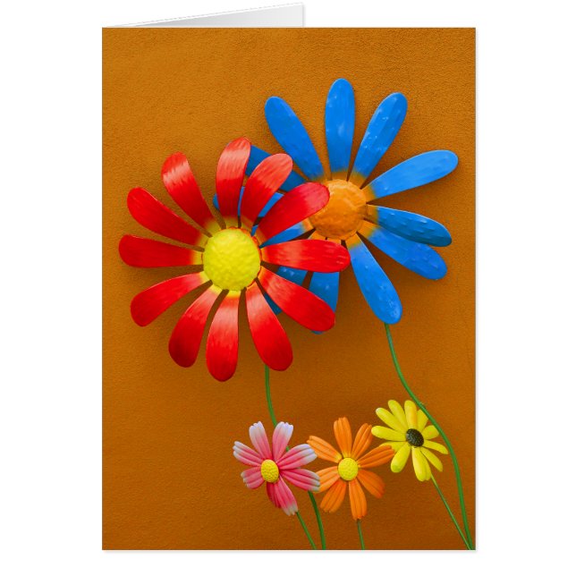 Farbenfrohe Sonnenblumendekoration (Vorne)