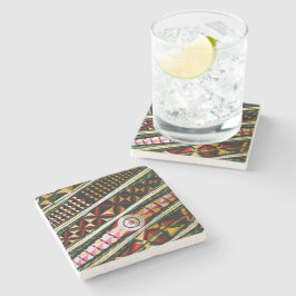 Farbenfrohe spanische Decke Steinuntersetzer