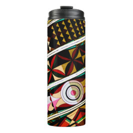 Farbenfrohe spanische Decke Thermosbecher