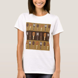 Farbenfrohe Spatula Küche Kochutensilien T-Shirt