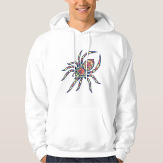 Farbenfrohe Spider Hoodie