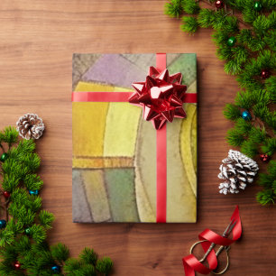 Farbenfrohe Spirale - Abstrakte Pasta Kunst Geschenkpapier