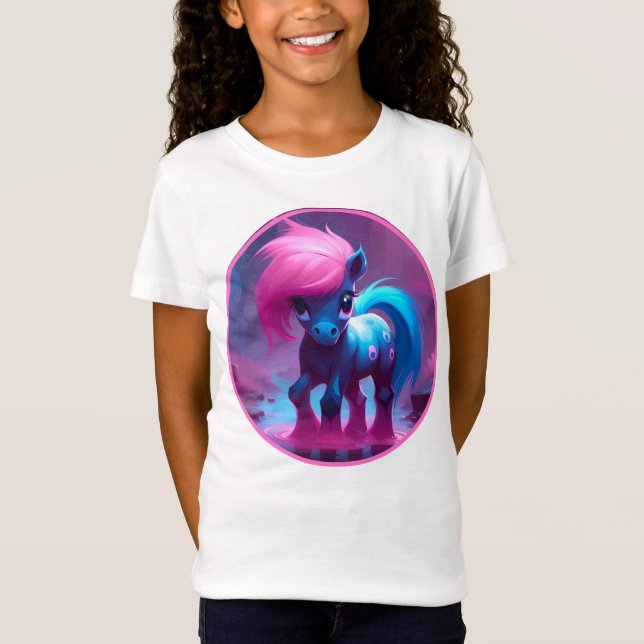 Farbenfrohe Spirit Pony 4 Kid T-Shirt (Vorderseite)
