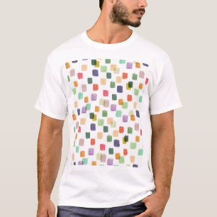 Farbenfrohe Splash: Abstrakter nahtloser Hintergru T-Shirt