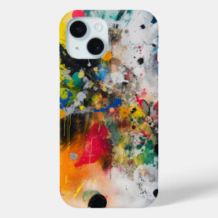 Farbenfrohe Splashes Abstrakte Kunst Case-Mate iPhone Hülle
