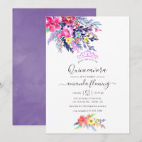 Farbenfrohe Springbrasse Quinceñera