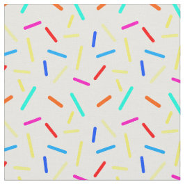 Farbenfrohe Sprinkle Line Confetti Muster Wenjr Stoff