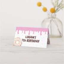 Farbenfrohe Sprinklen Donut Thema Geburtstag