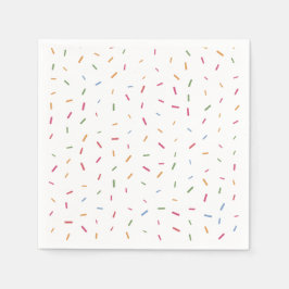 Farbenfrohe Sprinkles Baby Sprinkle Babydusche Serviette
