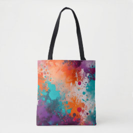 Farbenfrohe Spritzer Pinacoteca comunale Casa Rusc Tasche