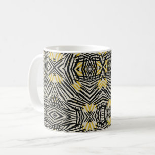 Farbenfrohe Spritzer und dynamische Linien Kaffeetasse
