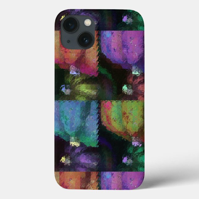 Farbenfrohe Squash Quilt Case-Mate iPhone Hülle (Rückseite)