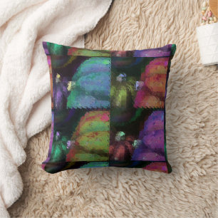 Farbenfrohe Squash Quilt Kissen