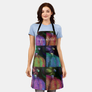 Farbenfrohe Squash Quilt Schürze