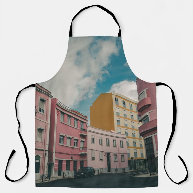 FARBENFROHE STADT SCHÜRZE (Vorderseite)